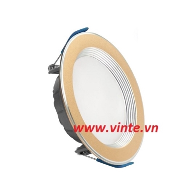 ĐÈN LED DOWNLIGHT VIỀN VÀNG NHÔM ELD2026/7A,W